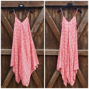 Vineyard Vines Pink and White Maxi Dress